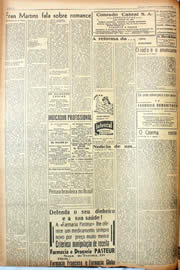 Página do jornal Unitário de fevereiro de 1945