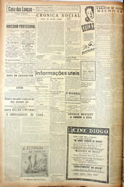 Página do jornal Unitário de fevereiro de 1945