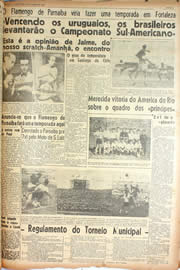 Página do jornal Unitário de fevereiro de 1945