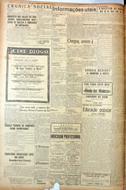 Página do jornal Unitário de fevereiro de 1945