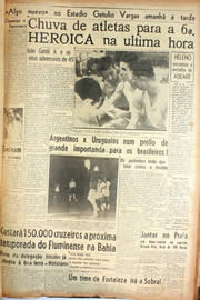 Página do jornal Unitário de fevereiro de 1945