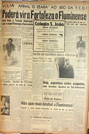 Página do jornal Unitário de fevereiro de 1945