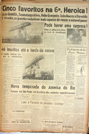 Página do jornal Unitário de março de 1945