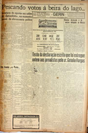 Página do jornal Unitário de março de 1945