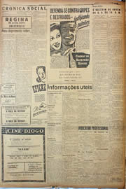 Página do jornal Unitário de março de 1945