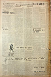 Página do jornal Unitário de março de 1945