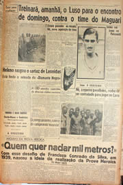Página do jornal Unitário de março de 1945