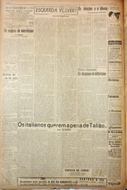 Página do jornal Unitário de março de 1945