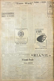 Página do jornal Unitário de janeiro de 1946