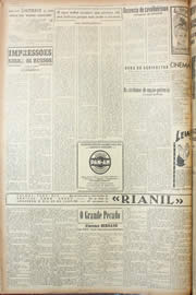 Página do jornal Unitário de janeiro de 1946