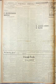 Página do jornal Unitário de janeiro de 1946