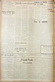 Página do jornal Unitário de janeiro de 1946