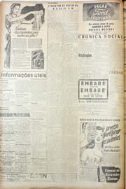Página do jornal Unitário de janeiro de 1946