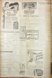 Página do jornal Unitário de janeiro de 1946