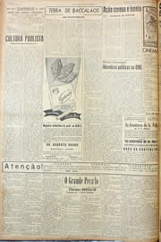 Página do jornal Unitário de janeiro de 1946