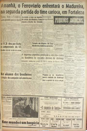Página do jornal Unitário de fevereiro de 1946