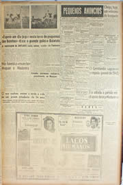 Página do jornal Unitário de fevereiro de 1946