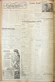 Página do jornal Unitário de fevereiro de 1946