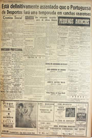 Página do jornal Unitário de fevereiro de 1946