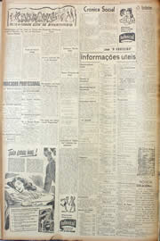 Página do jornal Unitário de fevereiro de 1946