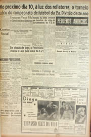 Página do jornal Unitário de março de 1946