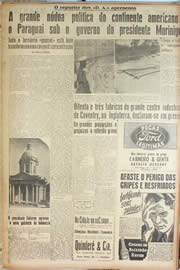 Página do jornal Unitário de março de 1946