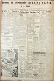 Página do jornal Unitário de março de 1946