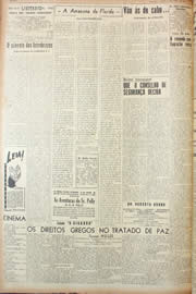 Página do jornal Unitário de março de 1946