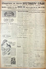 Página do jornal Unitário de março de 1946