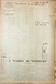 Página do jornal Unitário de abril de 1946