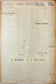 Página do jornal Unitário de abril de 1946