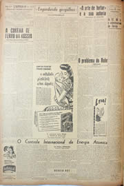 Página do jornal Unitário de abril de 1946