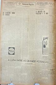 Página do jornal Unitário de maio de 1946