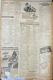 Página do jornal Unitário de maio de 1946