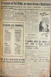 Página do jornal Unitário de maio de 1946