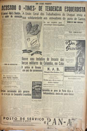 Página do jornal Unitário de maio de 1946