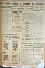 Página do jornal Unitário de maio de 1946