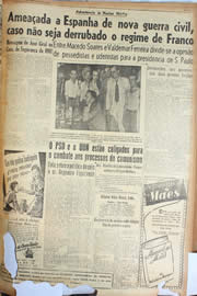 Página do jornal Unitário de maio de 1946