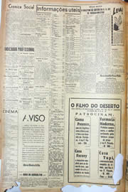 Página do jornal Unitário de maio de 1946