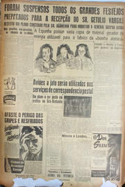 Página do jornal Unitário de maio de 1946