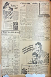 Página do jornal Unitário de maio de 1946