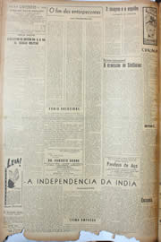Página do jornal Unitário de junho de 1946