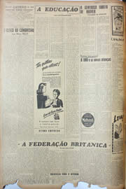 Página do jornal Unitário de junho de 1946