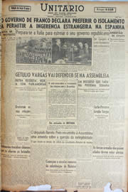 Página do jornal Unitário de junho de 1946