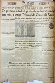 Página do jornal Unitário de junho de 1946