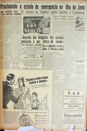 Página do jornal Unitário de junho de 1946