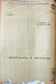Página do jornal Unitário de junho de 1946
