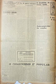 Página do jornal Unitário de junho de 1946