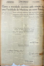 Página do jornal Unitário de junho de 1946