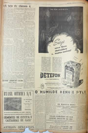 Página do jornal Unitário de junho de 1946